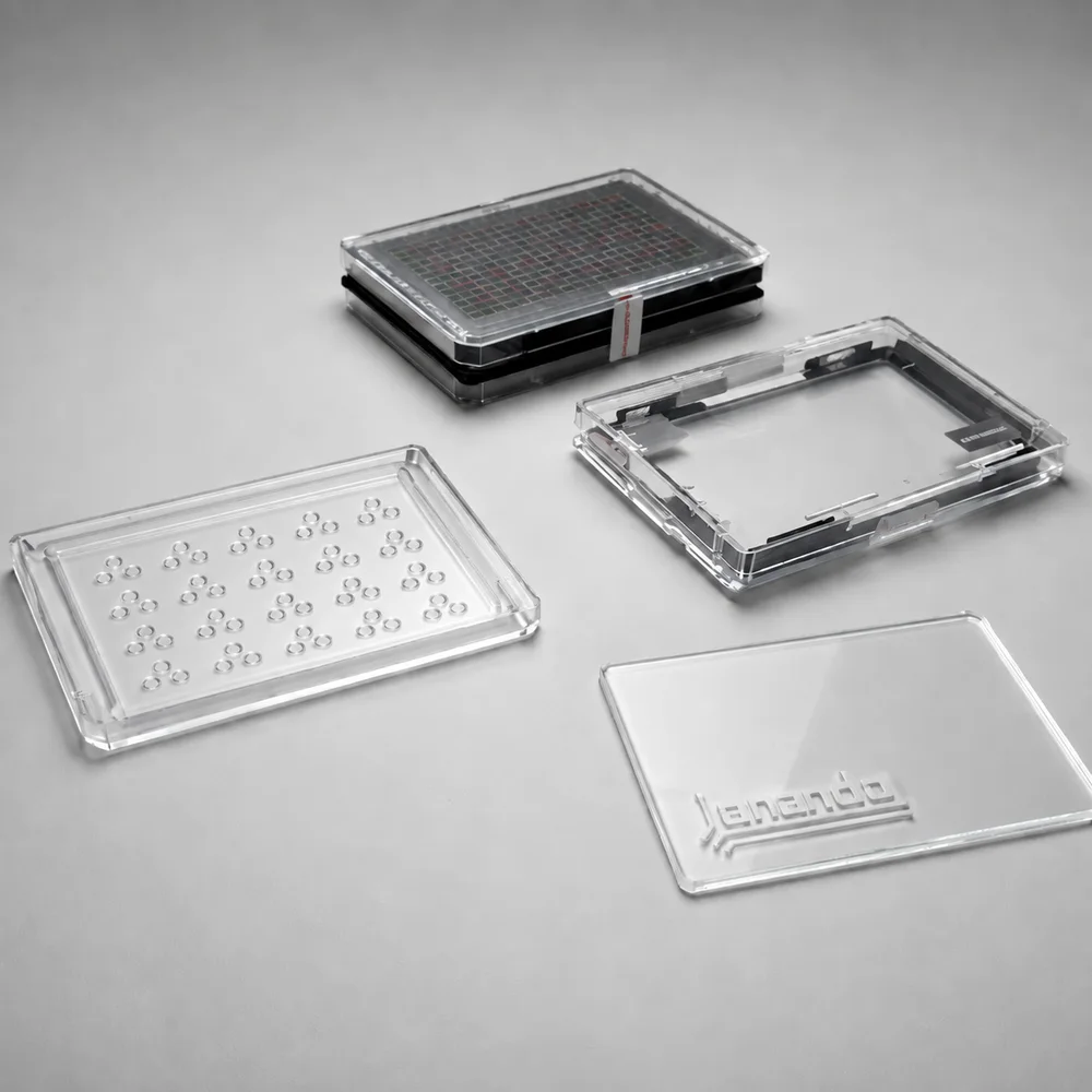 Ananda Devices microplate, cassette, and coverslip components