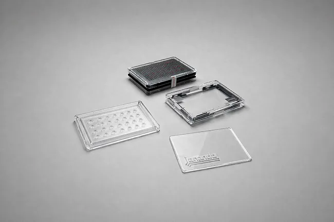Ananda Devices microplate, cassette, and coverslip components